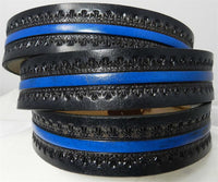BELT EMBOSSED THIN BLUE LINE