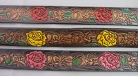 NAME BELT ROSE PAINTED