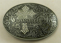 COWGIRL UP OVAL BUCKLE
