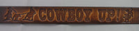 NAME BELT COWBOY UP