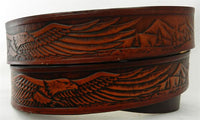 BELT SPREAD EAGLE SCENE