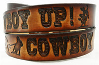 NAME BELT COWBOY UP