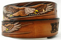 NAME BELT EAGLE SUNRISE PAINTED