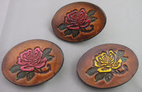 LEATHER BUCKLE ROSE