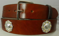 CONCHO BELT SHINY BERRY