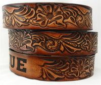 NAME BELT WESTERN SCROLL 927