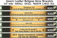 RELIGIOUS VERSE BRACELETS