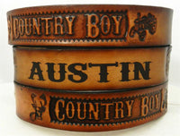 KIDS NAME BELT COUNTRY BOY