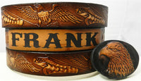 KIDS EAGLE AMERICAN FLAG BELT & BUCKLE