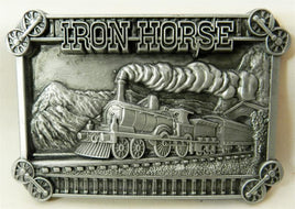 TRAIN IRON HORSE BUCKLE