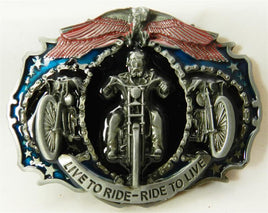 MOTORCYCLE MAN BUCKLE