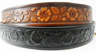 BELT EMBOSSED FLOWERS