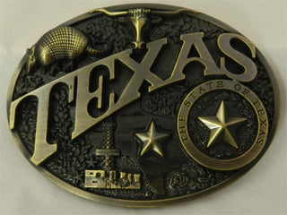 TEXAS OVAL BUCKLE