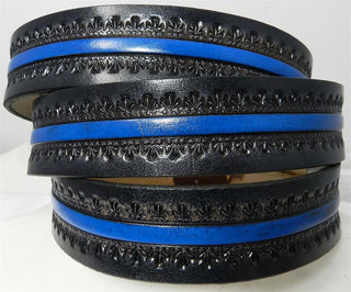 BELT EMBOSSED THIN BLUE LINE