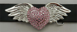 HEART/SILVER WINGS BUCKLE