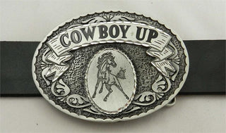 COWBOY UP BUCKLE