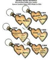 NAME KEY RING DBL HRT