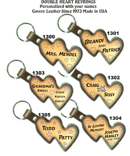 NAME KEY RING DBL HRT