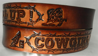 NAME BELT COWGIRL UP