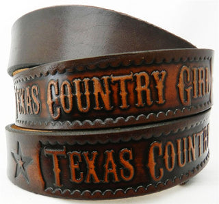NAME BELT COUNTRY GIRL (TEXAS)