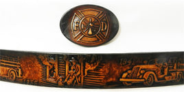 FIREMAN BELT & BUCKLE SET