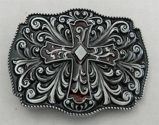 CROSS DIAMOND CENTER BUCKLE