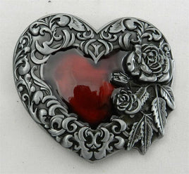 HEART w/ ROSE BUCKLE