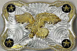 TROPHY BUCKLE EAGLE STARS