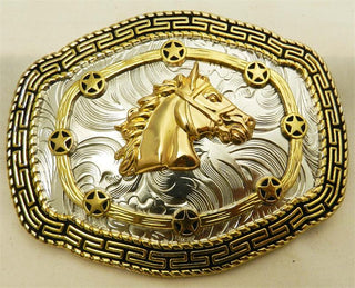 LARGE HORSE HEAD with STARS