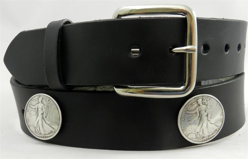 CONCHO BELT WALKING LIBERTY COIN