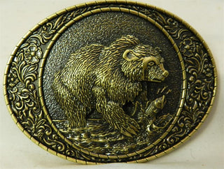BEAR BUCKLE BRONZE