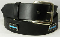 CONCHO BELT THIN BLUE LINE or THIN RED LINE