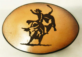 Bullrider Leather Kids Buckle