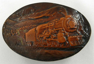 Kids Train Leather Buckle