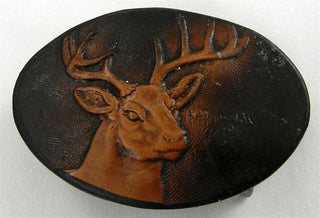 Kids Buck Head Leather Buckle