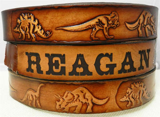 KIDS NAME BELT DINOSAUR