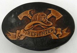 Kids Fireman Leather Buckle