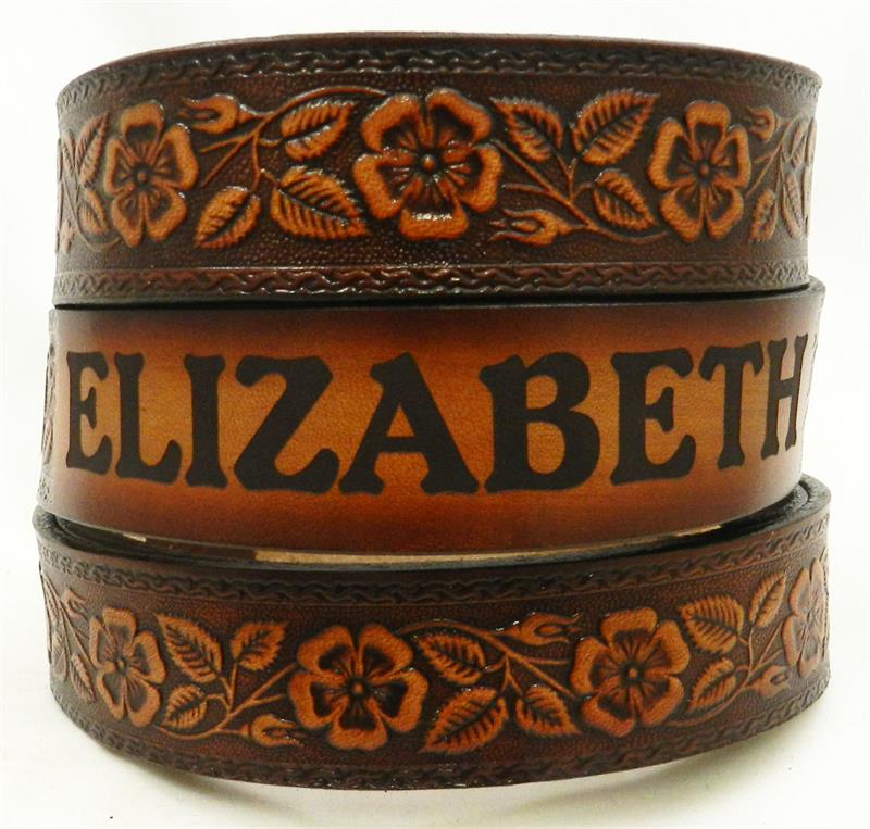 KIDS NAME BELT FLOWERS