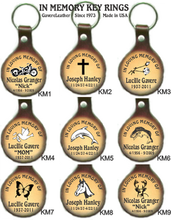 KEY RINGS IN MEMORY OF