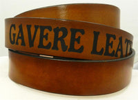 NAME BELT PLAIN BROWN