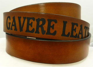 NAME BELT PLAIN BROWN