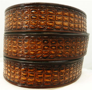 BELT EMBOSSED GATOR