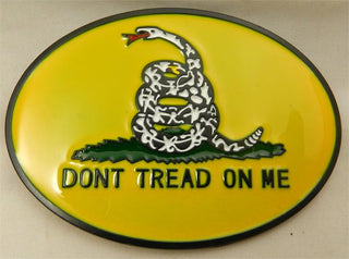 DON'T TREAD ON ME SNAKE OVAL